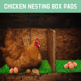 Cynrikah nesting pads ready for quick coop setup and replacement.
