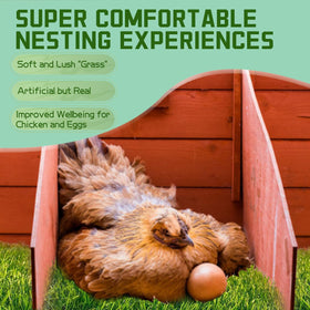 Cynrikah nesting pads reusable coop liners reduce waste and maintenance.