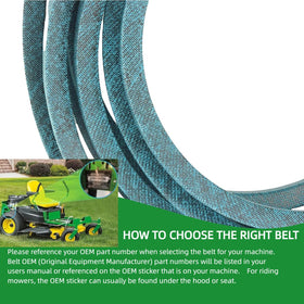 C-YONG aramid drive belt for Toro TimeCutter installation shot