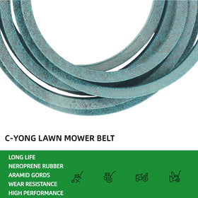 C-YONG drive belt teeth detail emphasizes robust aramid core