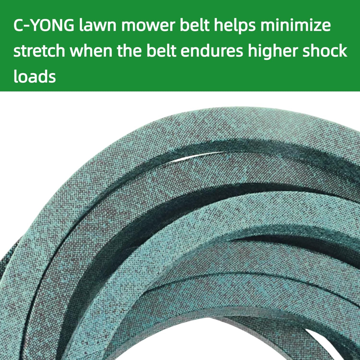 CYONG aramid deck belt packaging ready for quick replacement and storage.