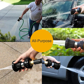 Easy-grip Cyprium water nozzle with a control knob for precision