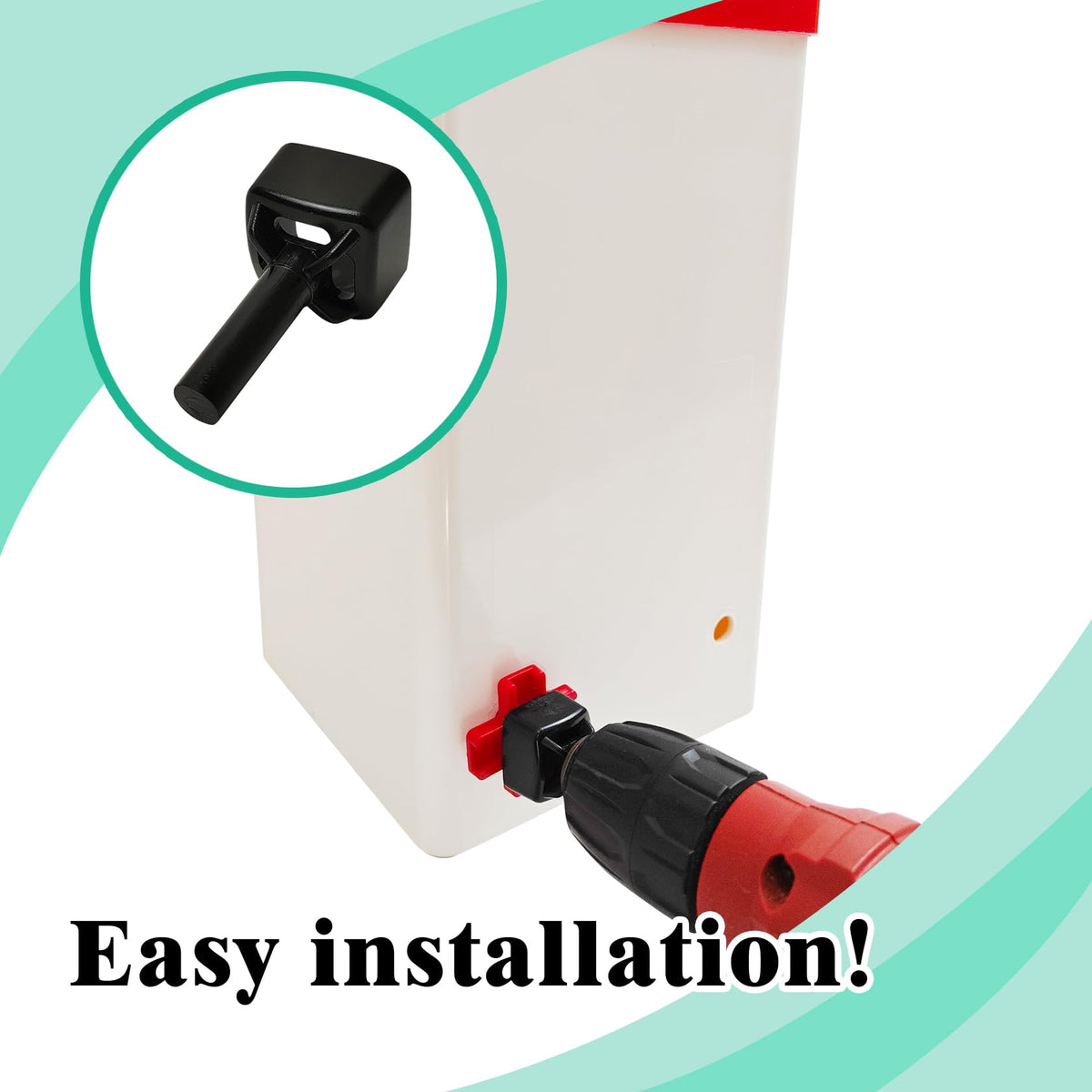 Cyrading six-nipples kit fits most poultry waterer setups