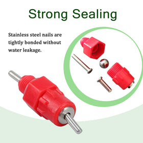 Cyrading chicken waterer nipples installation demonstrates easy attachment to PVC tubing
