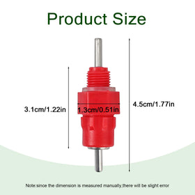 Cyrading chicken waterer nipples materials detail emphasizes rust-resistant components for outdoor use