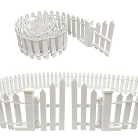 Cyraft miniature fairy garden fence with gate to frame dioramas
