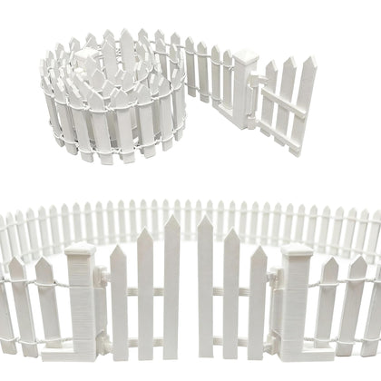 Cyraft miniature fairy garden fence with gate to frame dioramas