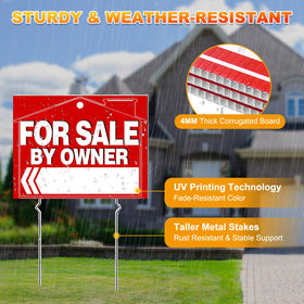 Cyrico metal stakes provide stable, quick installation on lawns and driveways