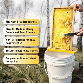 CYSFETENA ABS plastic hive scraper is durable and easy to clean.