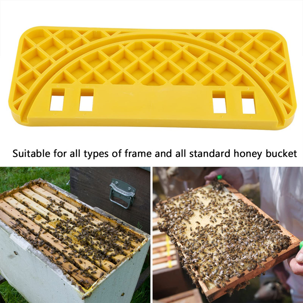 CYSFETENA multipurpose honey tool for hive maintenance and cleaning.