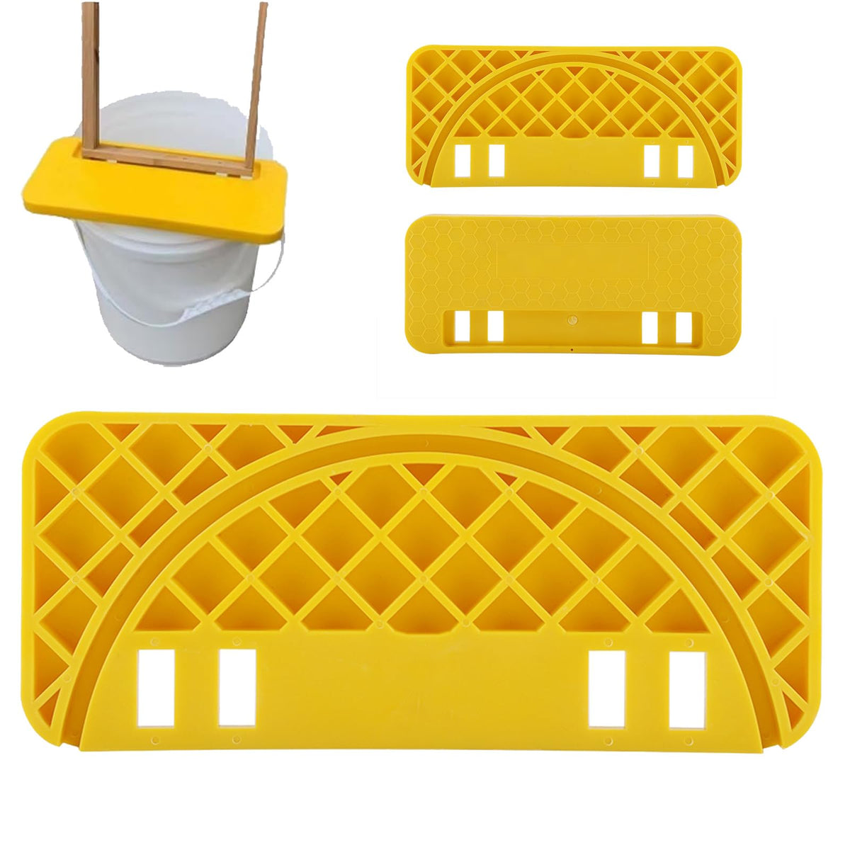 CYSFETENA propolis scraper-cap cleans propolis from hive surfaces.
