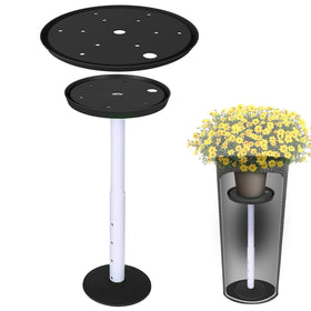 CYTMALHG plant riser inserts in 8in and 10in sockets elevate pots for balanced placement.