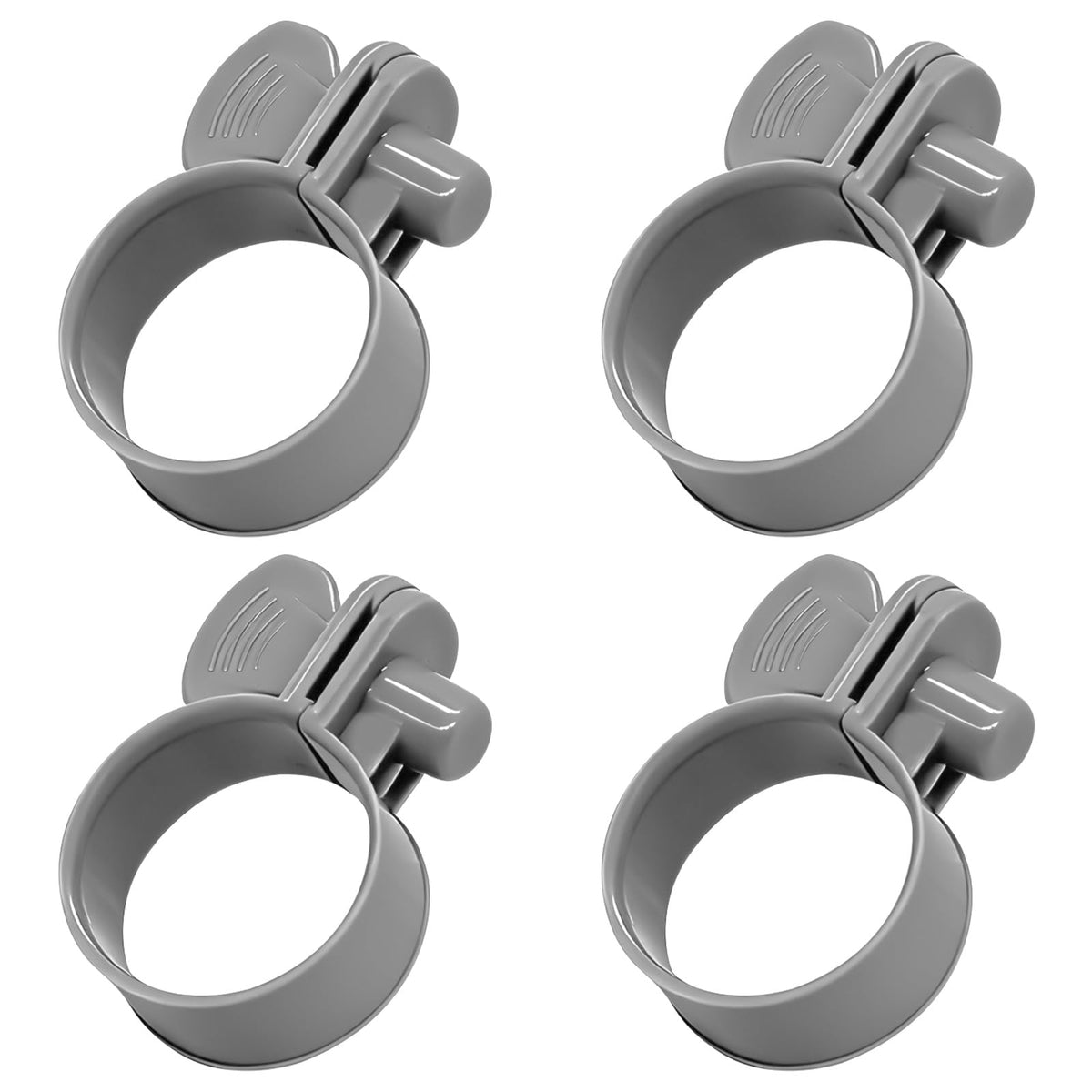 CYUXING 4Pcs one-and-one-quarter clamps closeup for durable leak prevention in pools