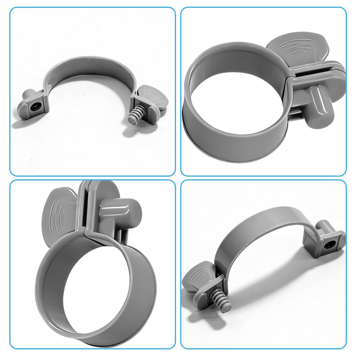 CYUXING ground clamp keeps hose joints secure at pump and filter connections