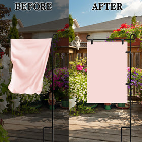 CYUXING curtain tie-backs using garden clips for sunroom decor