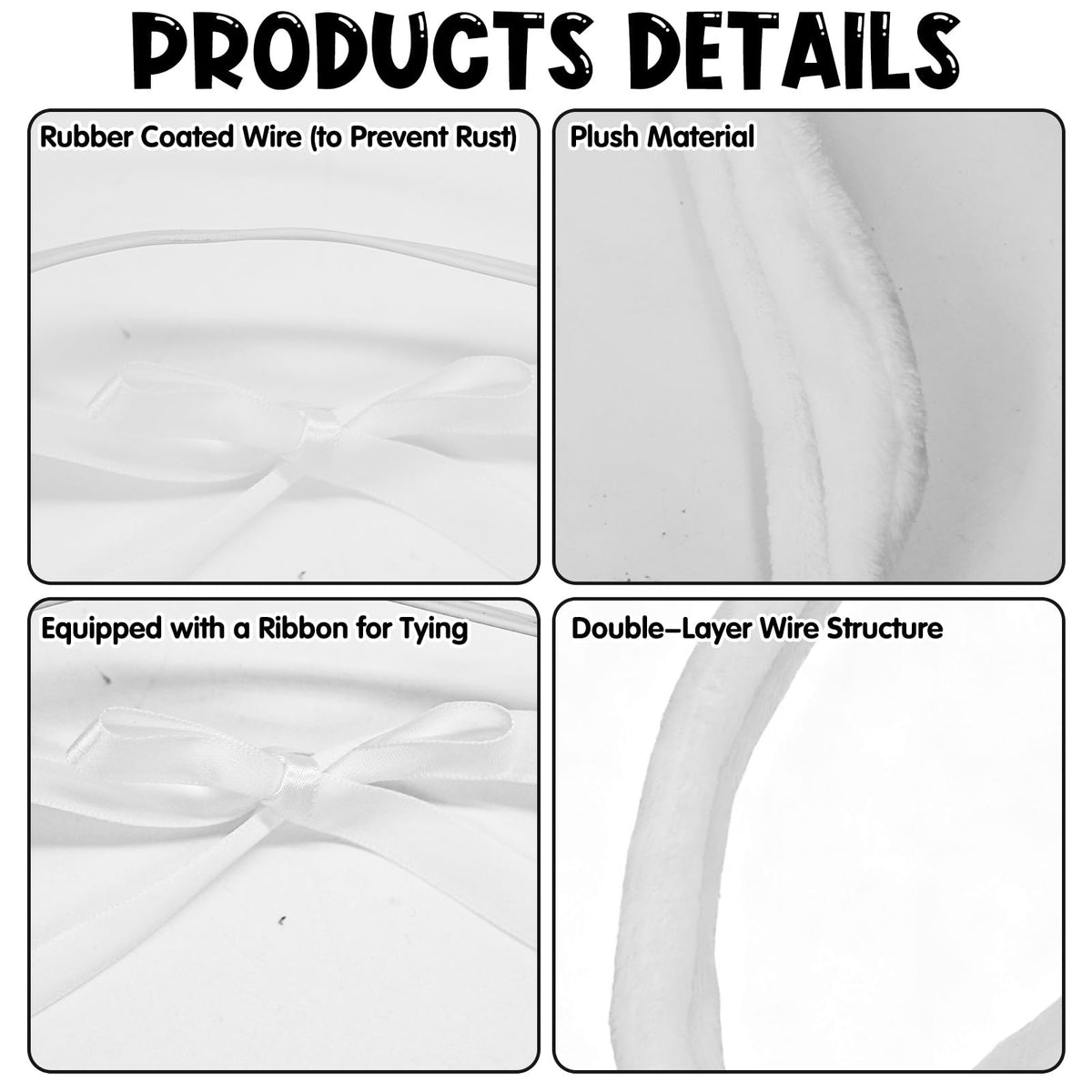 CYUXING goose wings adjustable design fits 23-28 inches for secure, natural look.