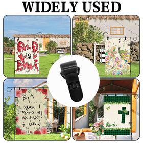 CYUXING outdoor display with lightweight banners held securely