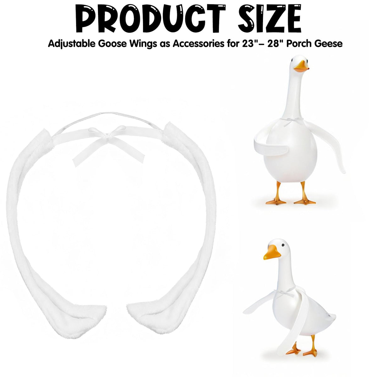 CYUXING porch goose wings plush fabric closeup shows soft texture and premium feel.