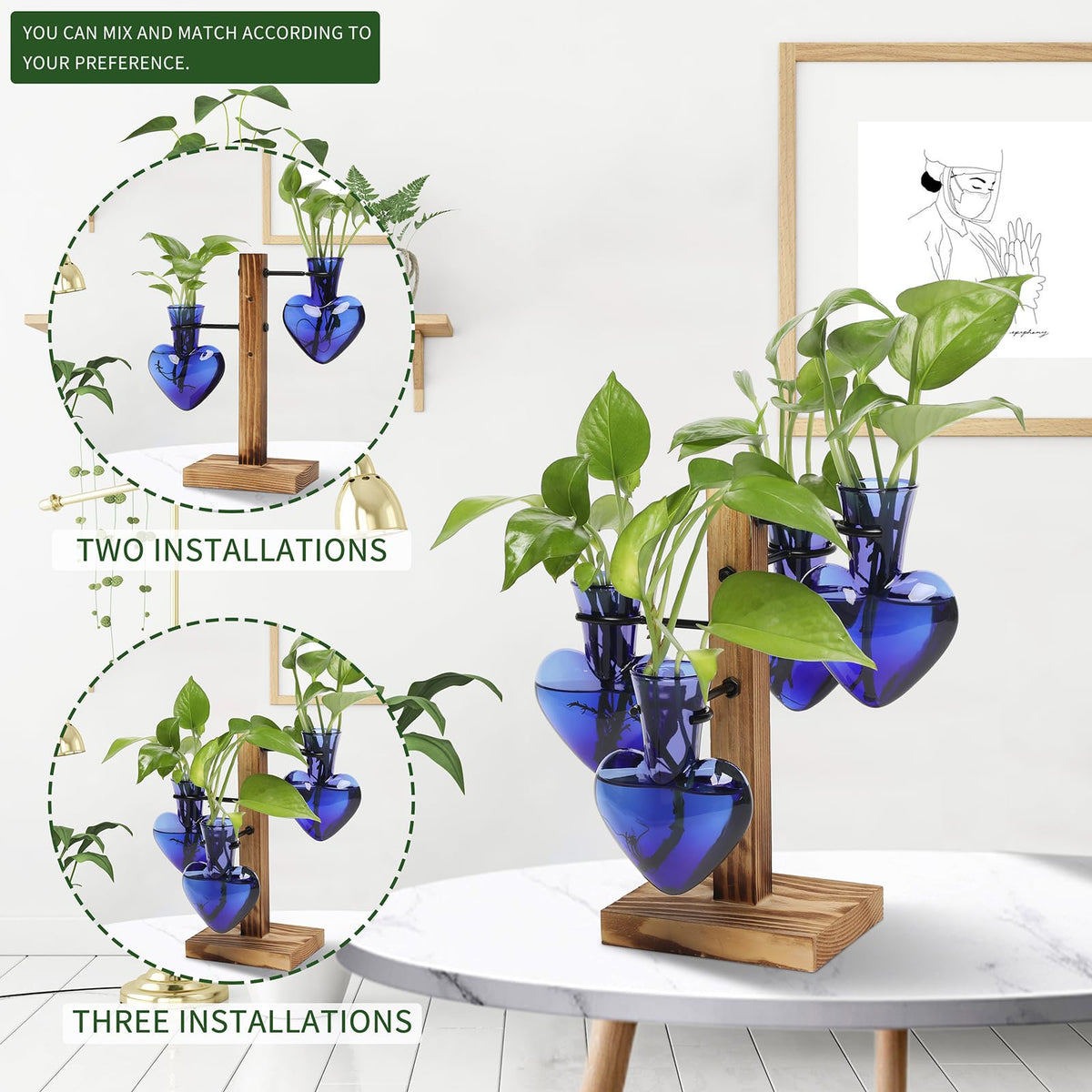 CYZglass gift idea terrarium kit for women and decor lovers