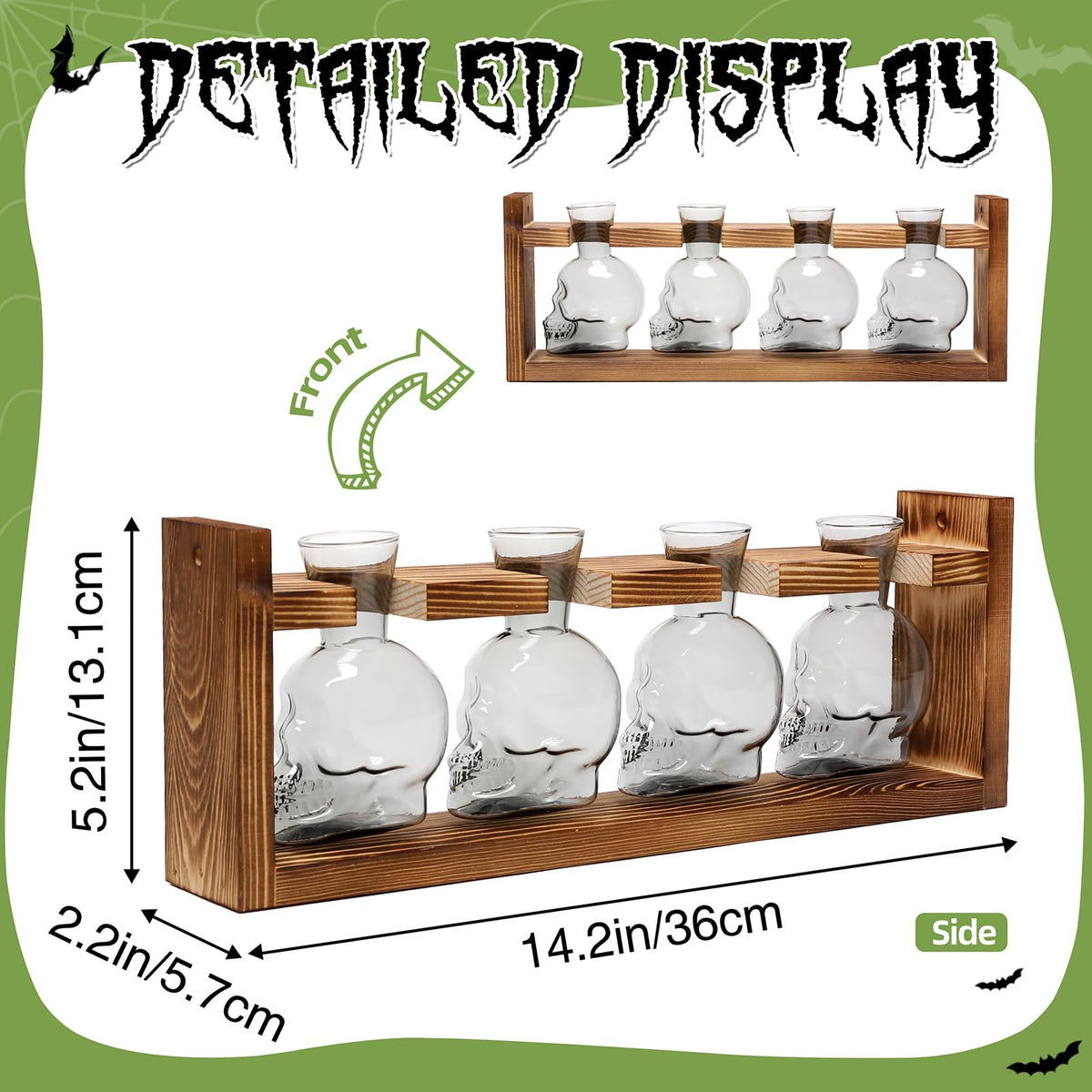 CYZglass propagation station wooden stand for stable setup