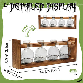 CYZglass propagation station wooden stand for stable setup