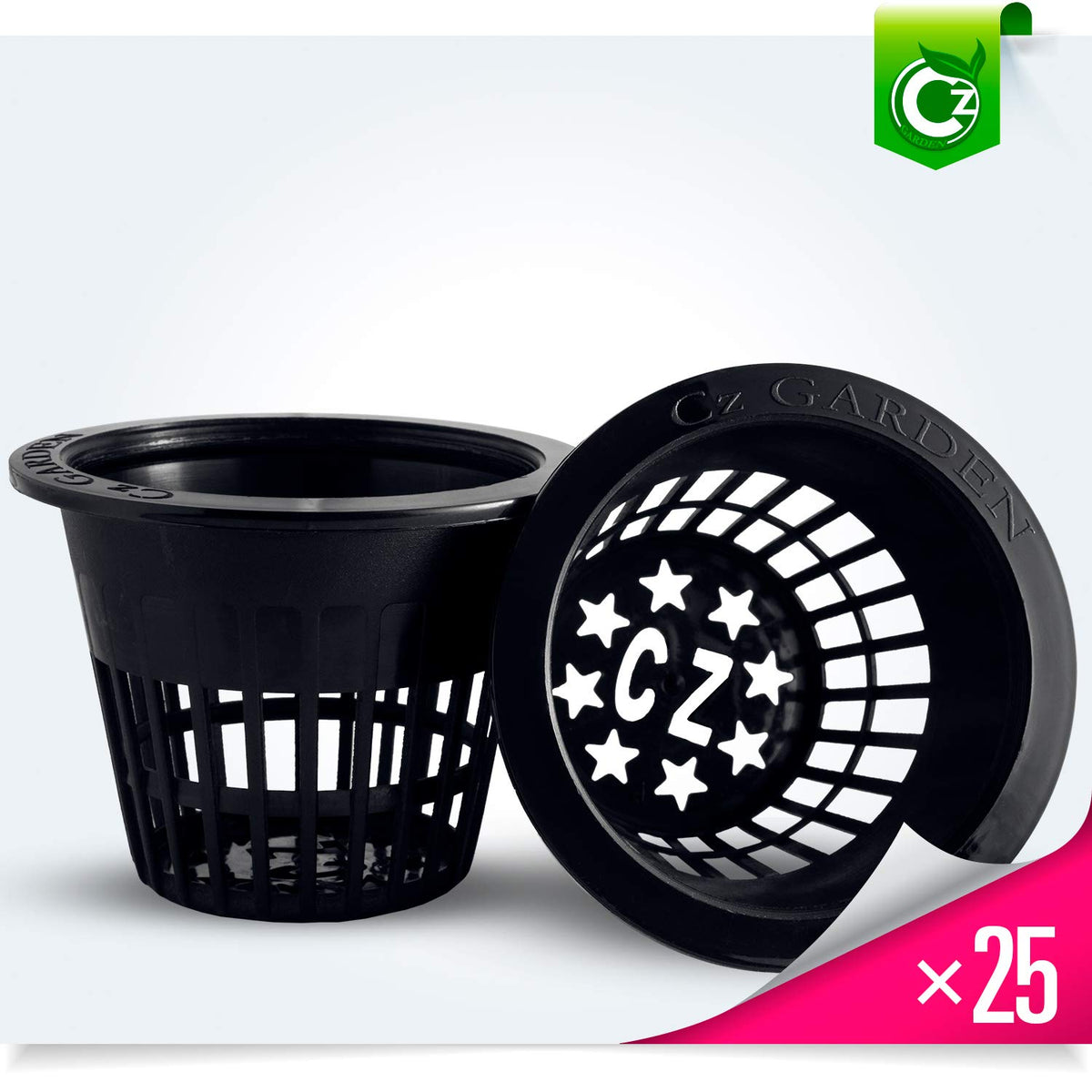 Cz Garden Supply 30-day warranty on net cups for confidence.