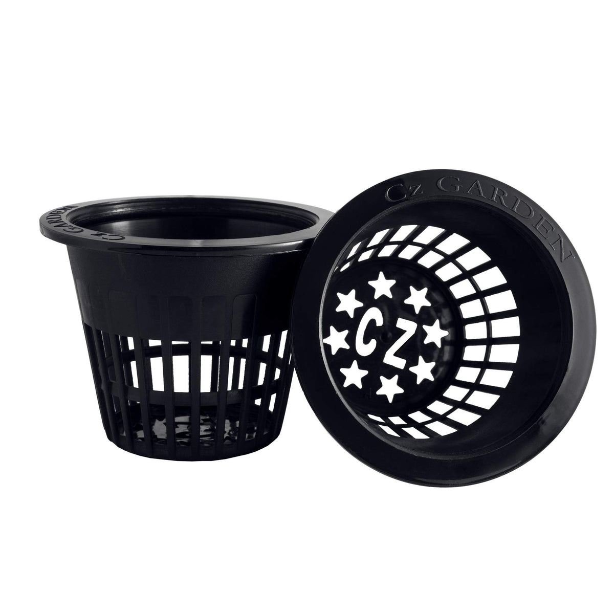 Cz Garden Supply 3-1/4 inch net cup with wide rim for orchids and hydroponics.