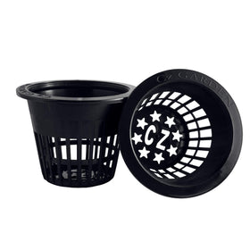 Cz Garden Supply 3-1/4 inch net cup with wide rim for orchids and hydroponics.