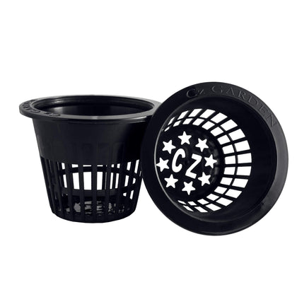 Cz Garden Supply 3-1/4 inch net cup with wide rim for orchids and hydroponics.