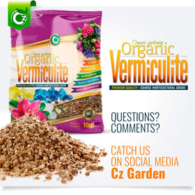 Cz Garden Supply coarse vermiculite ideal for indoor and outdoor plants in various climates