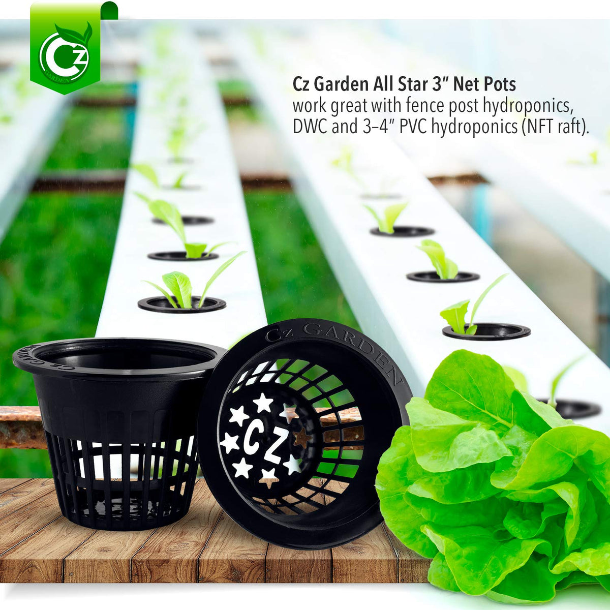 Cz Garden Supply lower shield blocks light to protect media.