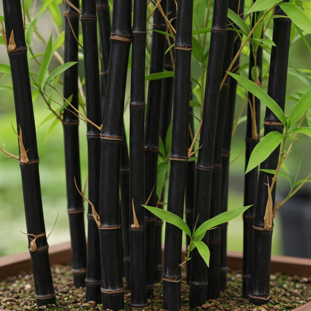 CZ Grain Black Bamboo seeds close-up showing premium seeds for privacy
