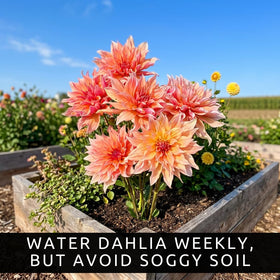 CZ Grain Dahlia Labyrinth Mix seed closeup—diverse colors for bold container gardening.