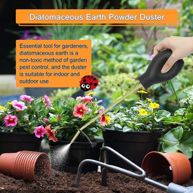 CZA Duster complete kit ready for organic gardening tasks.