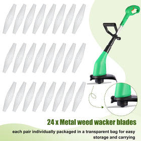 Czlotyh double-sided cutting blades ensure even trimming results.