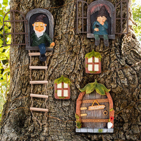 Czlotyh fairy window ornament 2 brightens trees with subtle light.