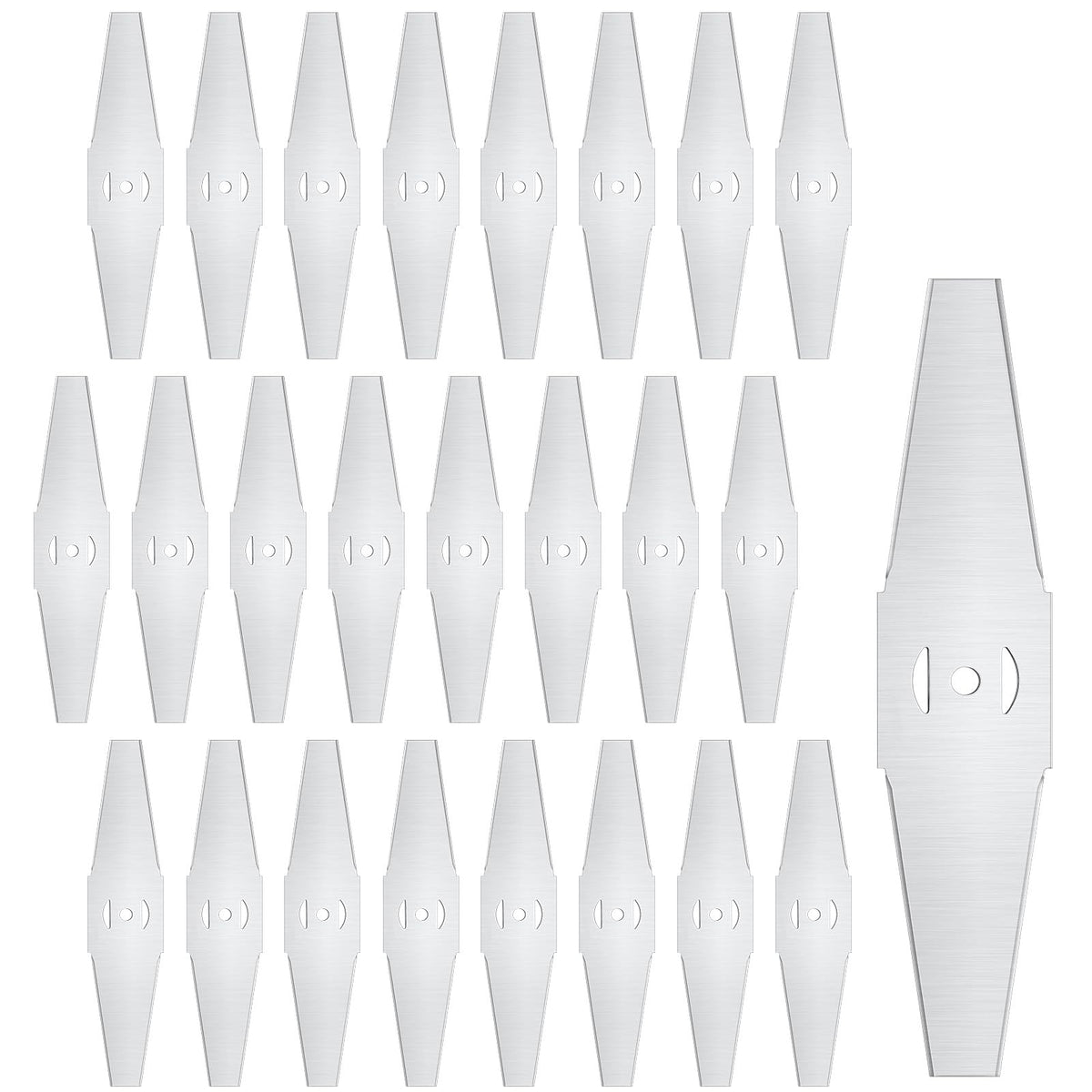 Czlotyh 24Pcs grass trimmer blades pack for quick lawn maintenance.