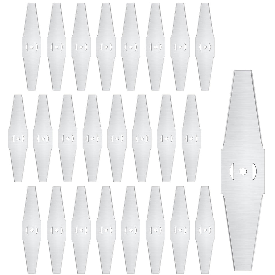 Czlotyh 24Pcs grass trimmer blades pack for quick lawn maintenance.