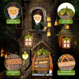 Czlotyh second ladder hanging tree decoration accents outdoor spaces.