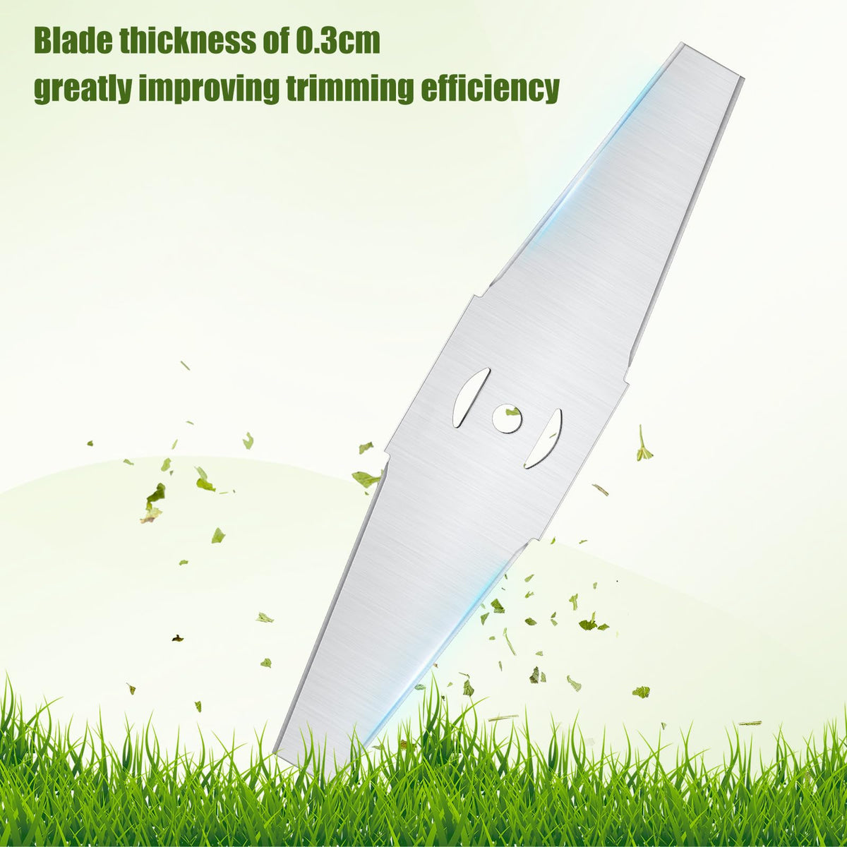 Czlotyh silvery metal blades deliver smooth operation during trimming.