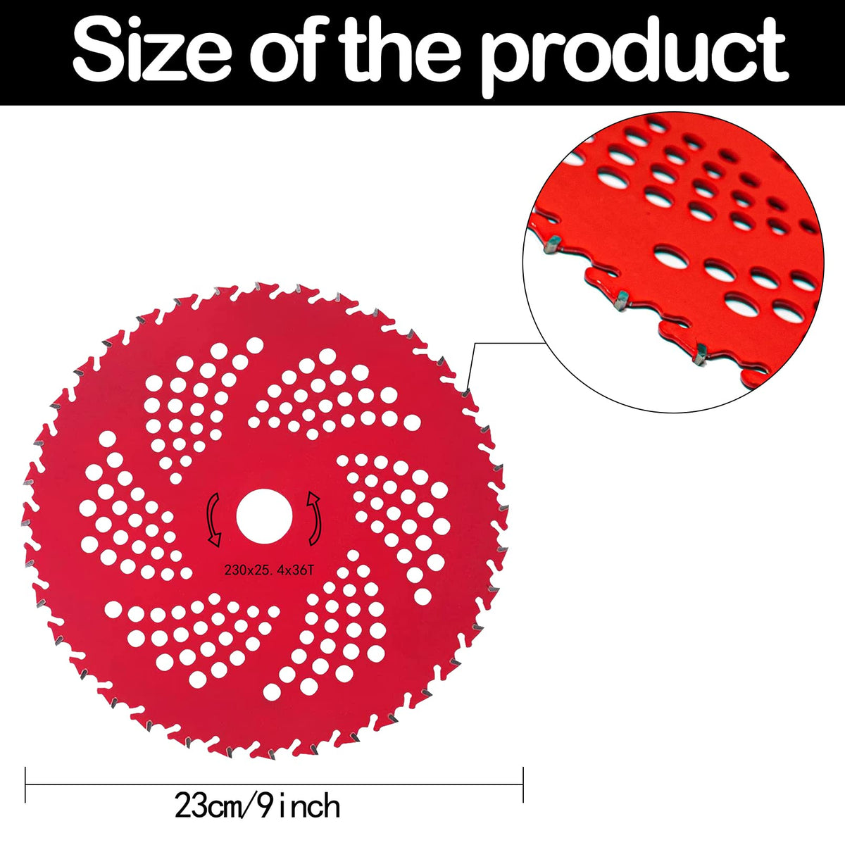 CZS blade adapter kit components shown for easy trimmer compatibility.