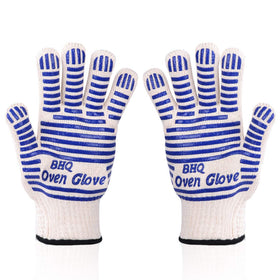 czsyczzs extreme heat gloves blue front view for oven and grill