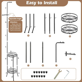 CZWL&HG outdoor-grade stand rustproof for weather-exposed patios.
