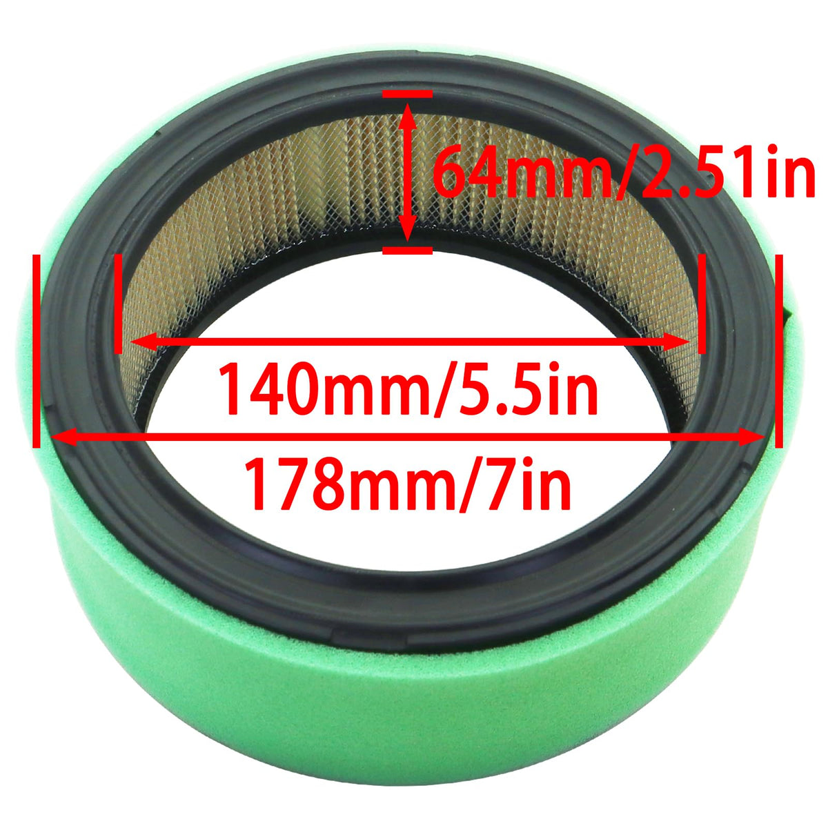 DABAZUALY air filter element for tune-up kit improves engine breathing and efficiency
