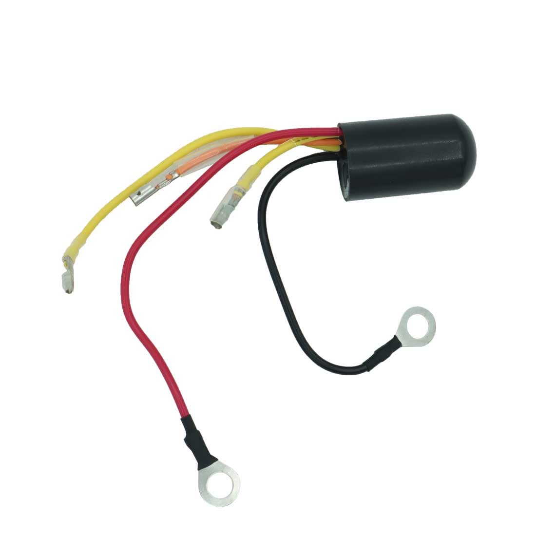 DABAZUALY AM128906 electrical time delay module for John Deere mowers, improves timing control.