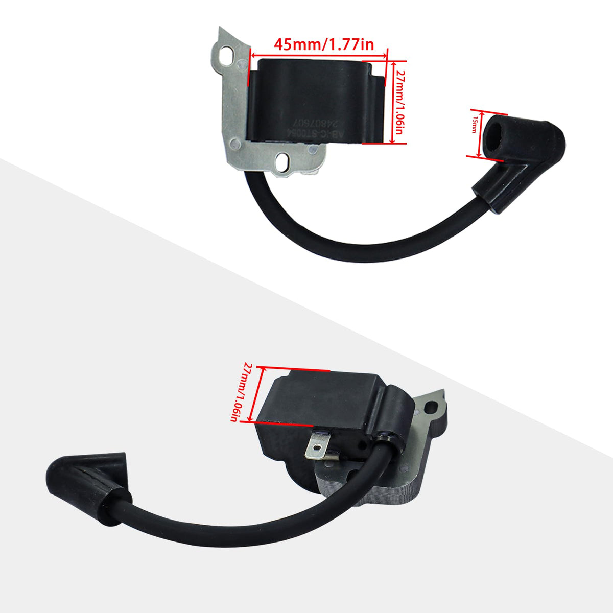 DABAZUALY durable ignition coil assembly designed for long-lasting lawn equipment performance.