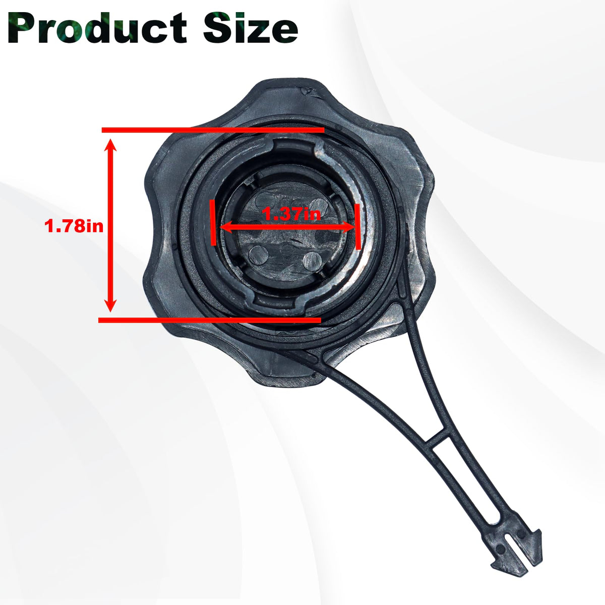 DABAZUALY cap fits 140cc-163cc engines with a straightforward, secure seal.