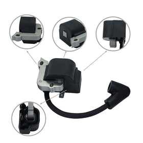 DABAZUALY package contents image displays 1 ignition coil and 1 spark plug for convenient replacement.
