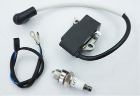 DABAZUALY packaging shows ignition module with spark plug for convenient setup.