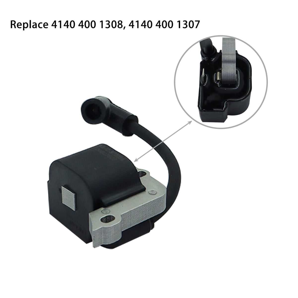 DABAZUALY spark plug included with ignition coil supports quick maintenance and ready-to-use replacement.